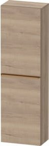 Duravit Halbhochschrank D-Neo in Beige und Weiß mit 1 Tür und 4 Regalböden, Wandmontage, B: 40 cm, T: 24 cm, H: 132 cm - Bild 1