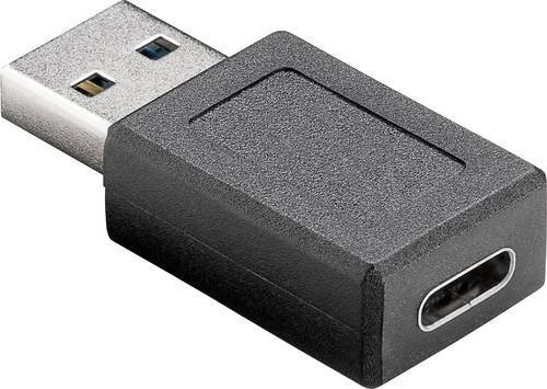 Goobay USB 3.2 Gen 1 Adapter USB-A Stecker auf USB-C Buchse Schwarz - Bild 1