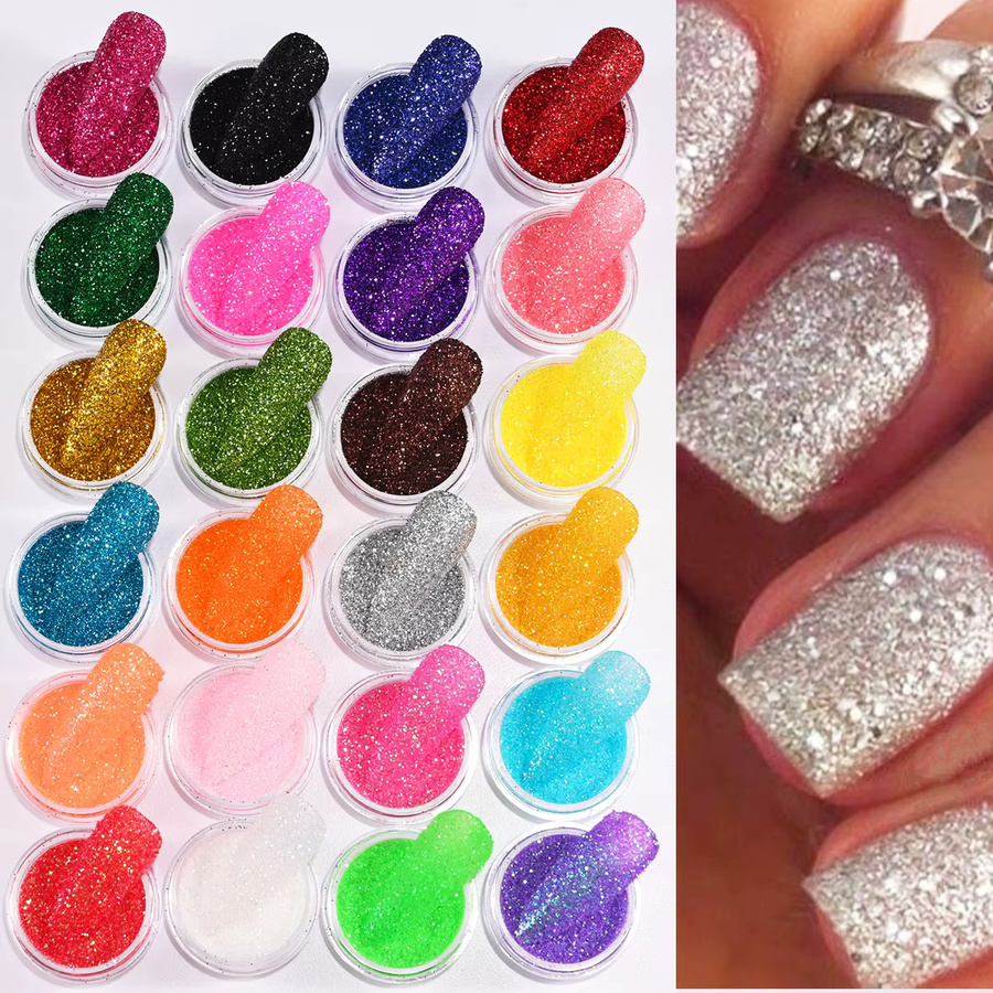MAFANAILS Nagelpulver, Holographisch, 24 Teile/Satz, Unisex - Bild 2
