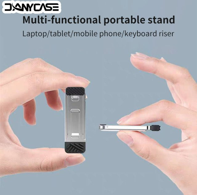 DANYCASE Laptop-Halterung Set aus 2 Stück, faltbarer Notebook- und Tastaturständer, rutschfester Desktop-Riser für MacBook Air, Pro und Tablets - Bild 1