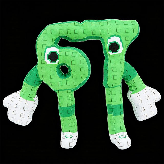 Molutian Steal A Brainrot Nr. 67, Plüschtier, Grün, 24 cm - Bild 1