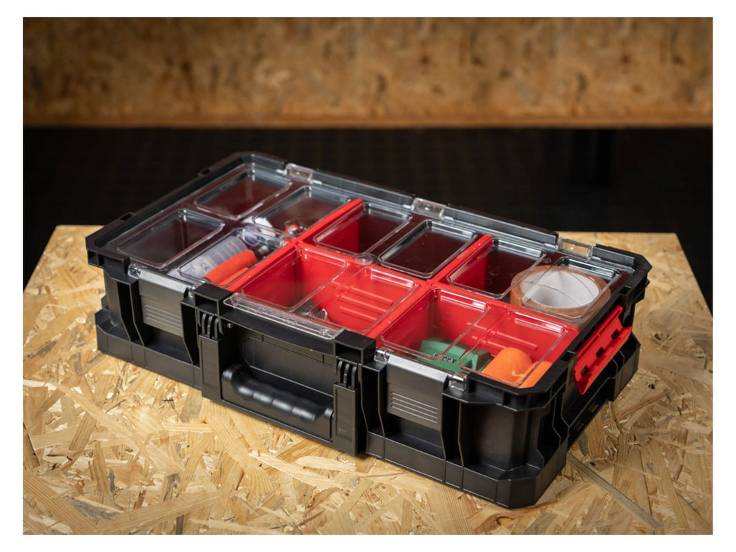 QBRICK SYSTEM Organizer QS Two Organizer FLEX 100 Plus in Schwarz und Rot - Bild 2