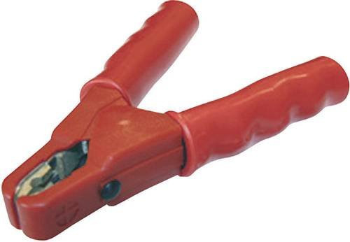 SET Ladezange SZ60 600A mit Schraubanschluss für Kabelschuhe über Ringöse M6 in Rot - Bild 1