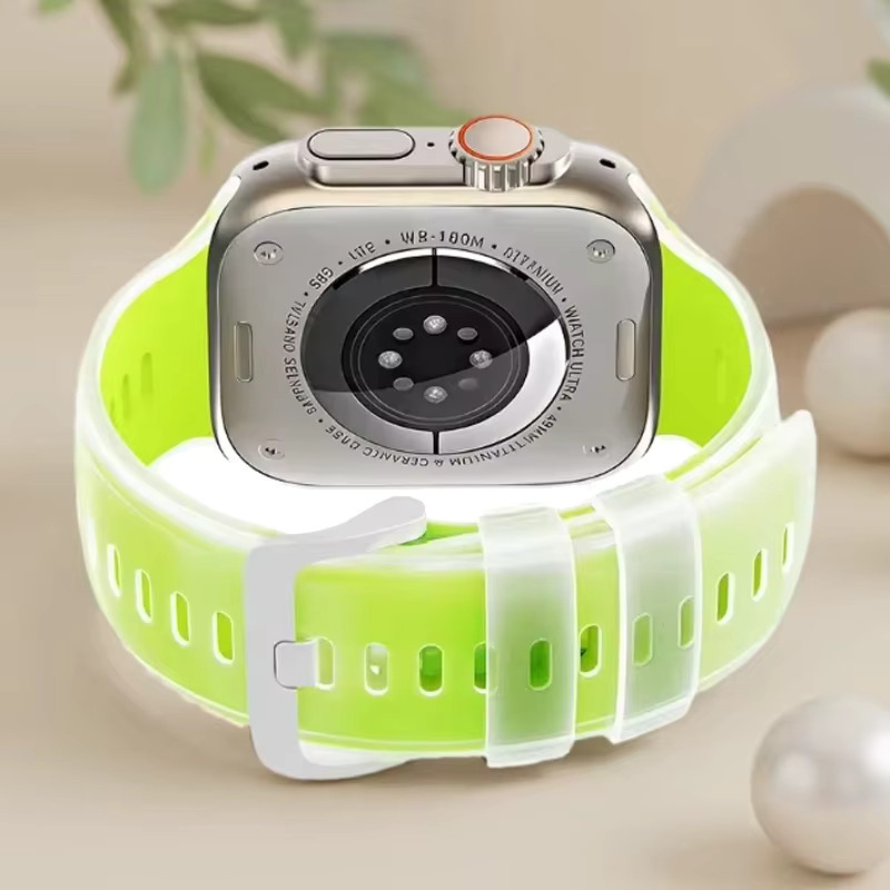 Uhrenarmband Silikon, Weiß, Unisex - Bild 2