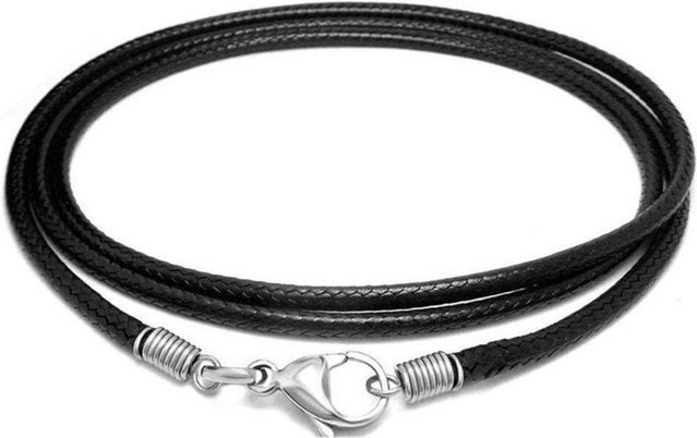 Suansuande Lederband, Schwarz, Geflochten, 55 cm, Unisex - Bild 1