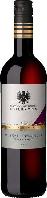 Genossenschaftskellerei Heilbronn Muskat-Trollinger Rotwein, Württemberg, 2024, 0,75 l - Bild 1