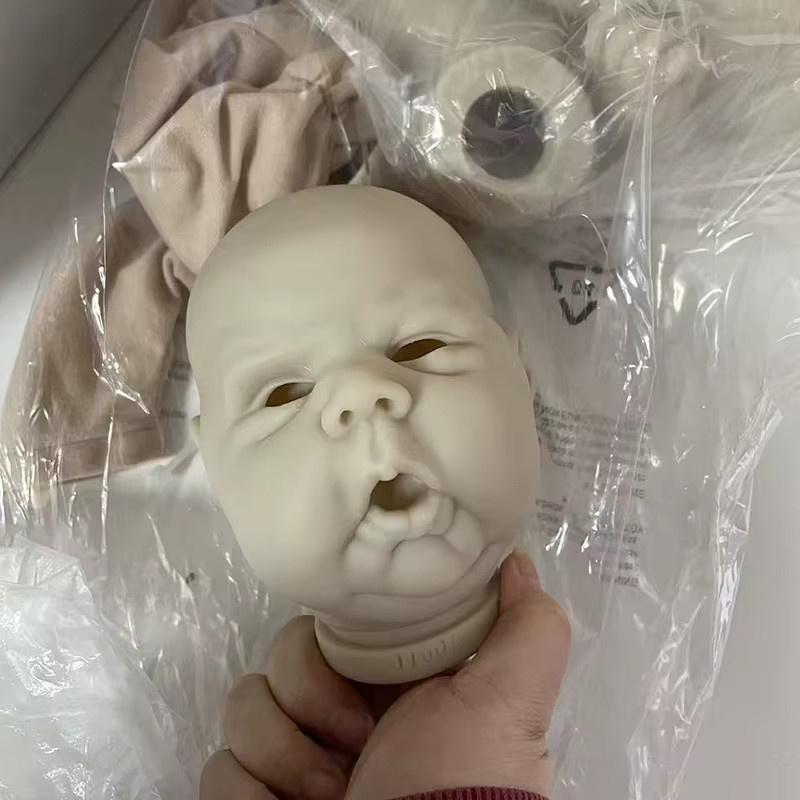 NPK Gounchi Reborn Puppenbausatz, 20 Zoll, mit Stoffkörper und Augen - Bild 2