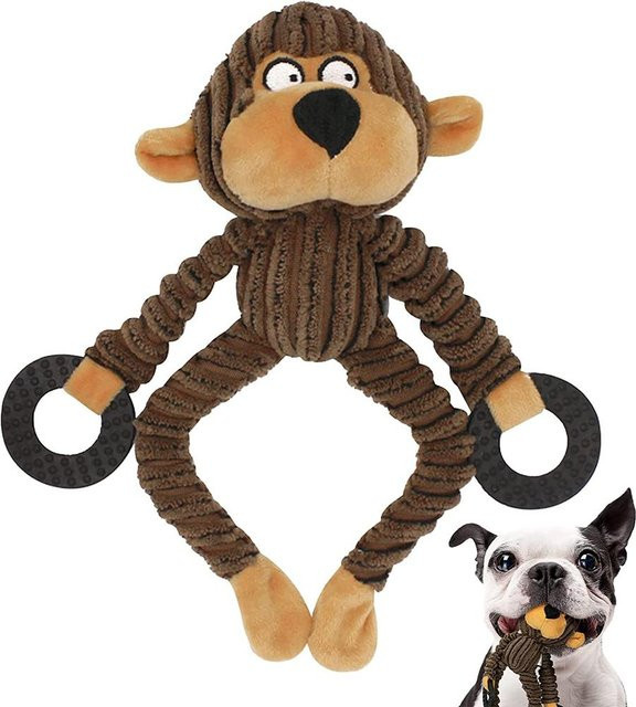 Quietschendes Welpenspielzeug, Plüsch-Kauspielzeug, interaktives Hundespielzeug - Bild 1