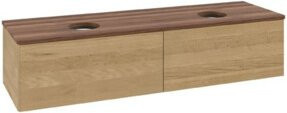 V&B Waschtischunterschrank Antao ohne Frontstruktur in Honey Oak, B/T/H: 160 x 50 x 50 cm - Bild 1