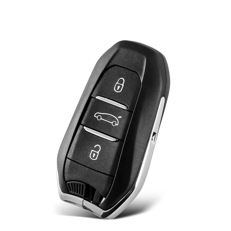 KEYYOU Auto Fernbedienung Schlüssel Fall für Peugeot und Citroen in Schwarz - Bild 2