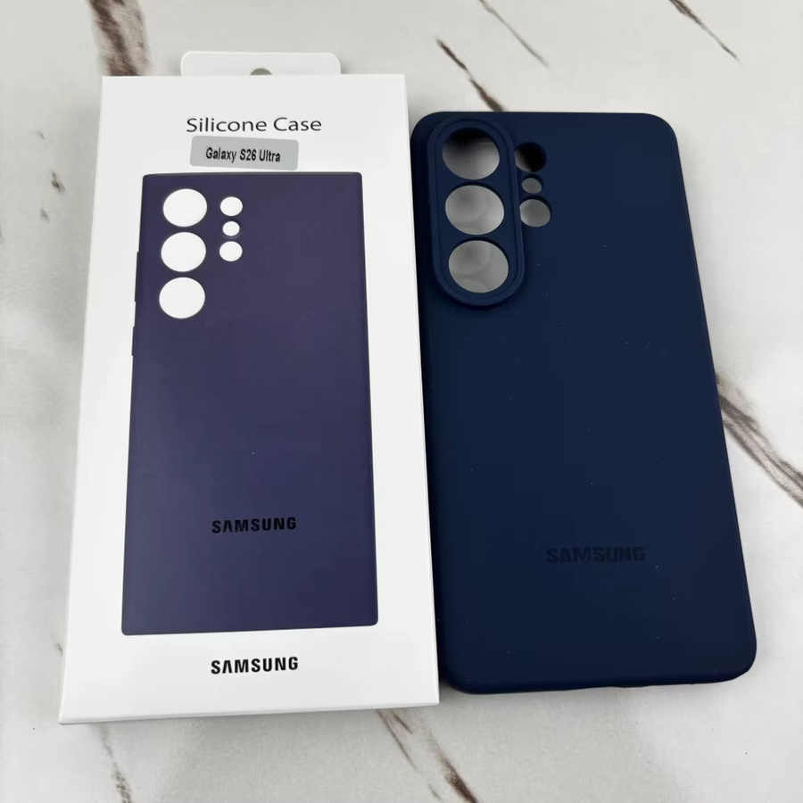 Samsung Galaxy S26 Ultra / S26 Plus Flüssig-Silikon Handyhülle in Grün mit weichem TPU Rückseitenschutz - Bild 5