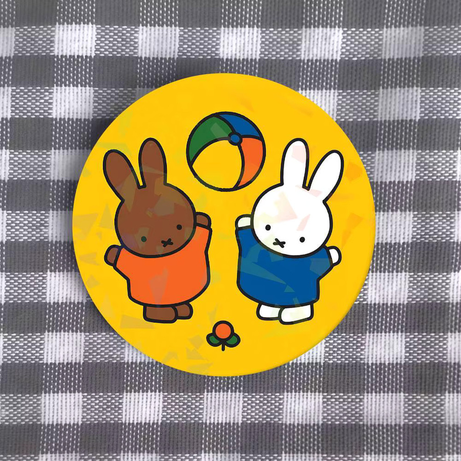 Miffy Anstecknadel, Cartoon, Runde Abzeichen - Bild 3