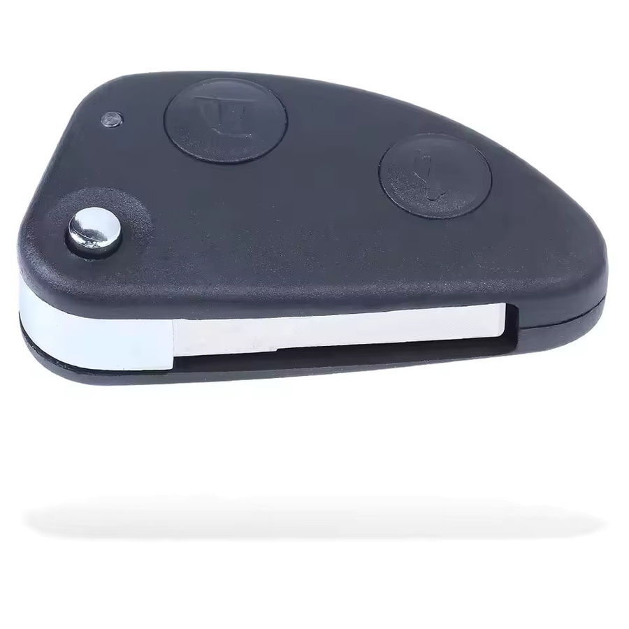 DIYKEY Fernbedienung Auto Schlüsselanhänger für Alfa Romeo 147 156 166 GT, 433 MHz ID48 Chip, 2 oder 3 Tasten, Farbe: Schwarz - Bild 2