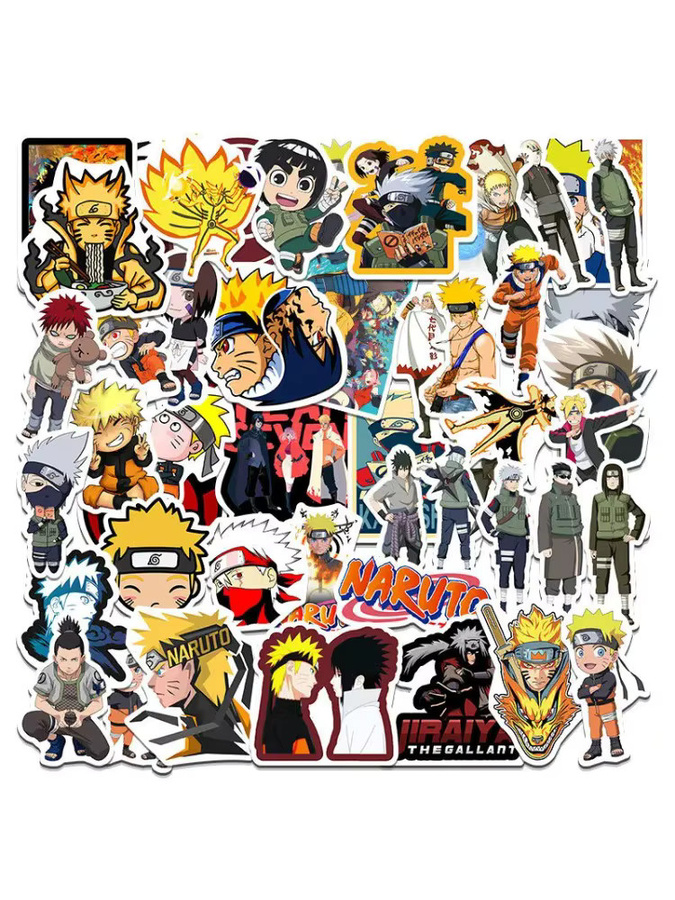 Bandai Anime-Aufkleber, Bunt / Mehrfarbig, 100 Stück - Bild 3