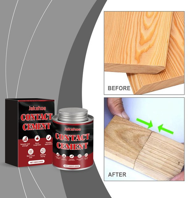 Flexibler und wasserfester Kontaktkleber für Reparaturen an Möbeln, Leder, Holz und Gummi - Bild 1