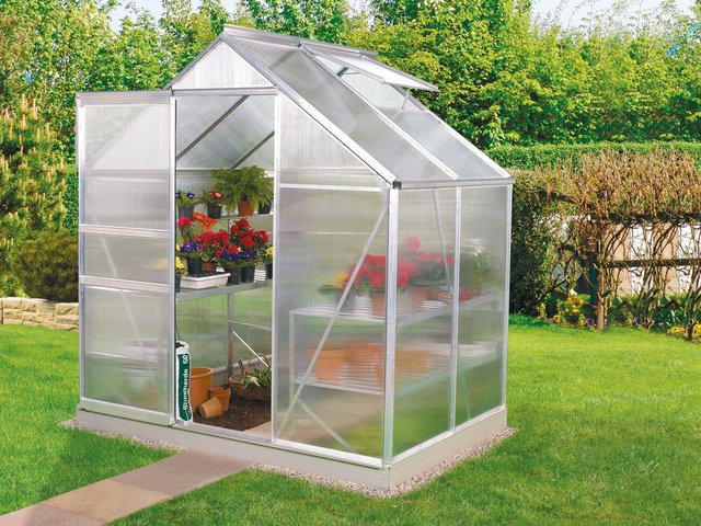 VITAVIA Gewächshaus-Set Alina mit 2,5 m² Anbaufläche - Bild 1