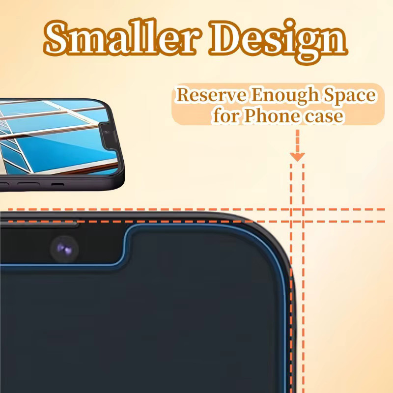 2 Stück ONEVAN Sichtschutz-Displayschutz aus gehärtetem Glas für iPhone 11 12 13 14 15 16 Pro Max 7 8 Plus XR XS Max in Transparent - Bild 3