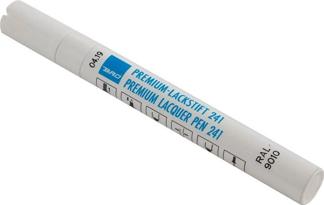 Bao Non-Stop Premium Lackstift 241 Verkehrsweiß RAL 9016 wetterfest und deckend - Bild 1