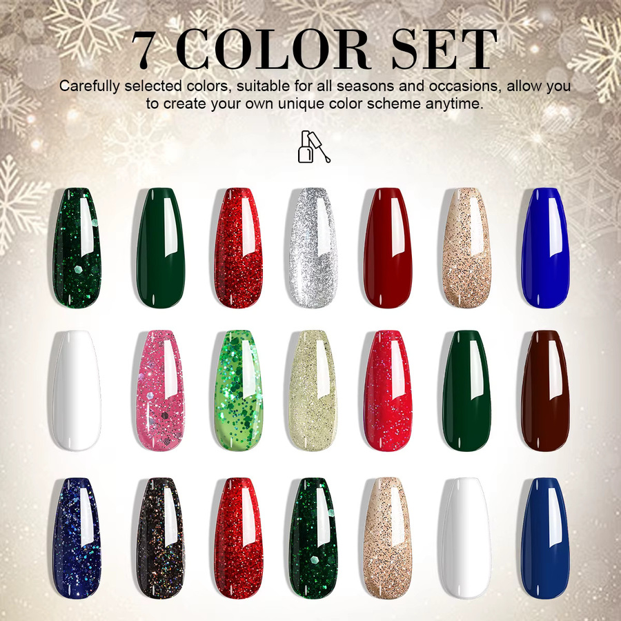 LIMEGIRL Gel-Nagellack-Set, 7-teilig, semi-permanent - Bild 2