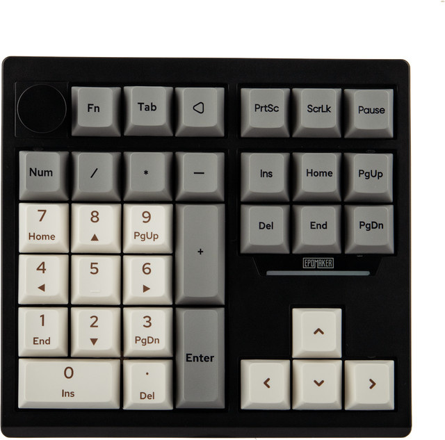 EPOMAKER TH33 Mechanisches Numpad mit QMK/VIA, Hot-Swap, Bluetooth, 2,4 G und Kabel, Schwarz/Grau - Bild 1