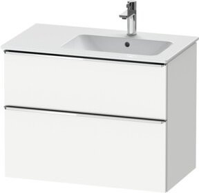 Duravit Waschtischunterschrank D-Neo in Weiß, 1 Tür, Becken rechts, glänzend - Bild 1