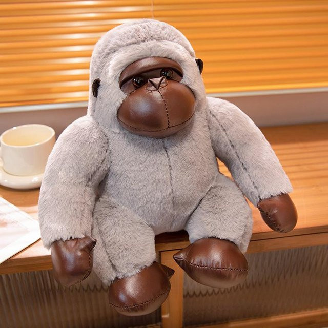 Kidsly Gorilla Plüsch Puppe, Schwarz Grau, ab 14 Jahren - Bild 1