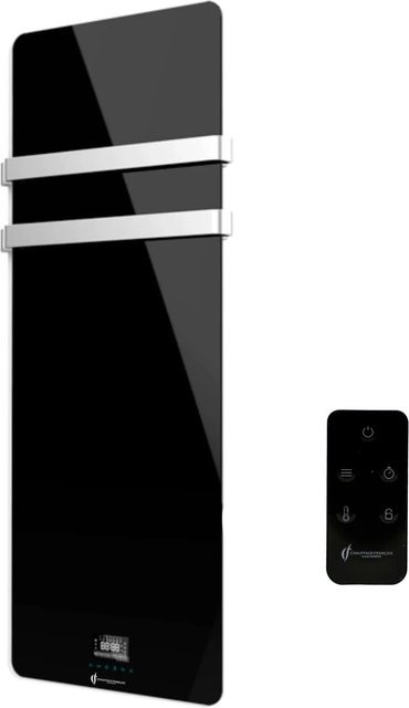 Omiros Sannover Elektrischer Glas-Wandhandtuchtrockner Schwarz 850 W - Bild 1