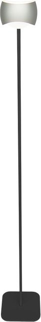 Oligo Curved LED-Stehleuchte in Schwarz Matt und Creme mit Fernbedienung und Dimmer - Bild 1