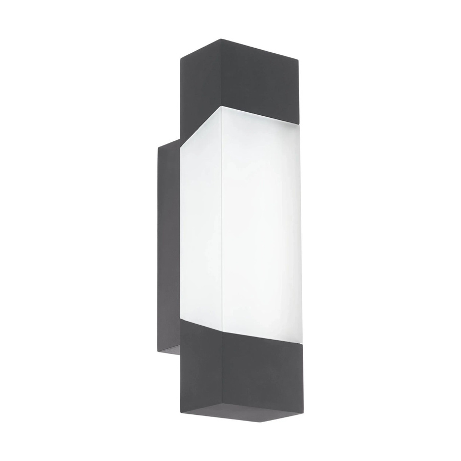 Eglo LED Außen-Wandleuchte Gorzano in Anthrazit, H: 29 cm, B: 8 cm, T: 1 cm - Bild 2