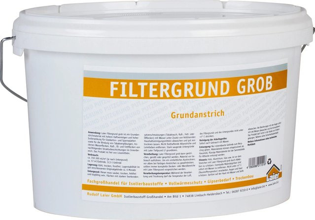 Laier Filtergrund Grob Weiß 7 kg - Bild 1