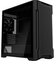 Gigabyte C102G Mid Tower Gehäuse mit gehärtetem Glas Seitenteil in Schwarz für Mini-ITX Mainboards mit USB-C und USB-A Anschlüssen - Bild 1