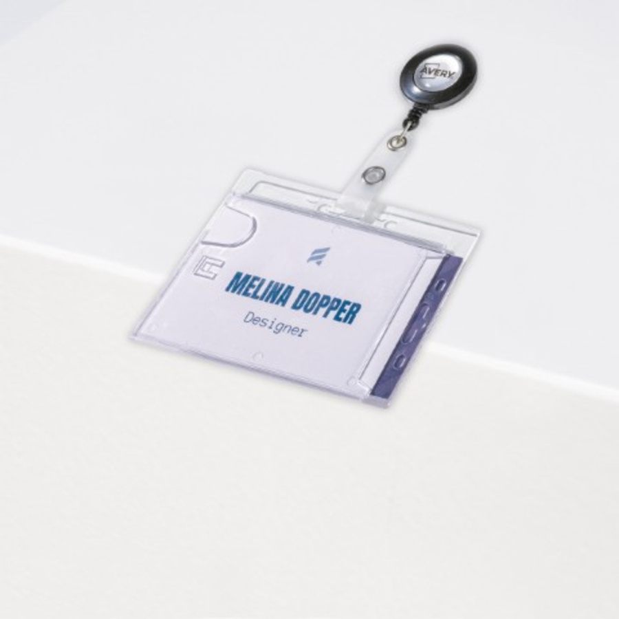 Avery Zweckform Ausweishalter transparent B: 90 mm, H: 54 mm - Bild 2
