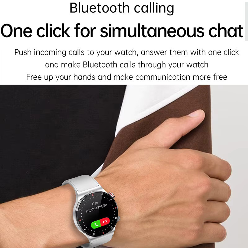 ChiBear Smartwatch, GPS, Bluetooth, NFC, Schwarz, Herren, 44 mm - Bild 5