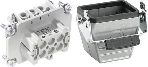 LAPP Steckverbinder-Set EPIC KIT H-BE 6 in Grau mit PE-Schrauben - Bild 1