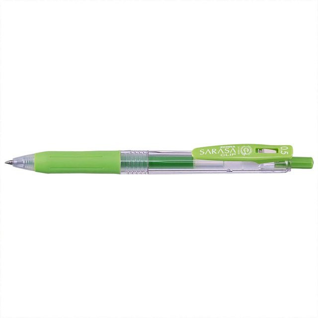 ZEBRA Sarasa Gel-Stift mit Clip, 0,5 mm, Lichtgrün - Bild 1