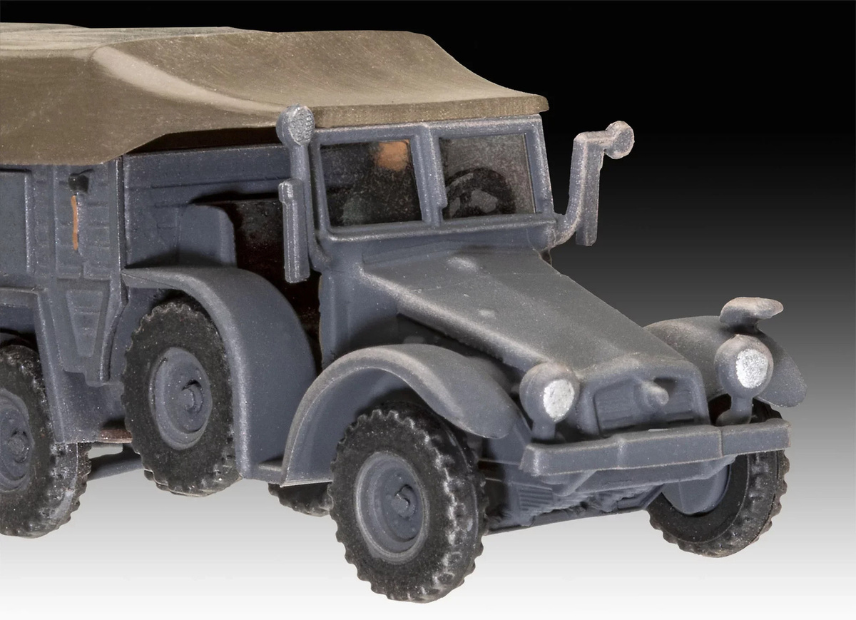 Revell Starter Kit Krupp Protze KFZ 69 Zweiter Weltkrieg - Bild 3