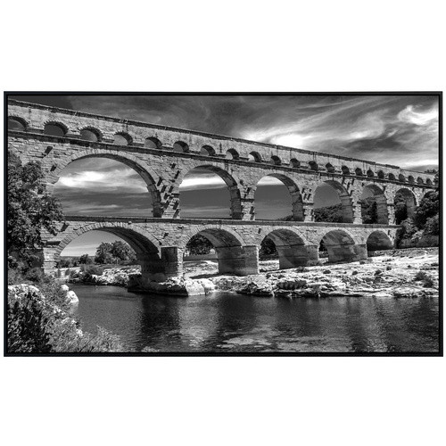 papermoon EcoHeat Infrarotheizung Brücke Schwarz Weiss Matt-Effekt mit App-Steuerung und Überhitzungsschutz - Bild 2