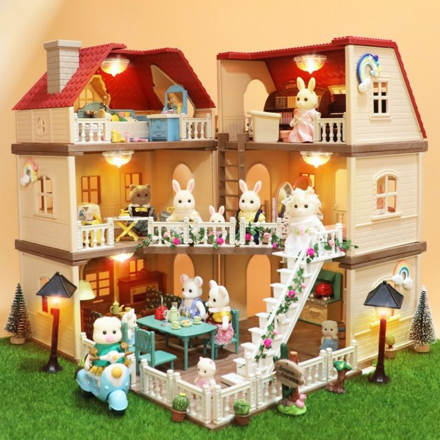 MSFTOYS Puppenhaus Möbel, Miniatur Szene, Tiere, Kunststoff, Bunt / Mehrfarbig - Bild 1