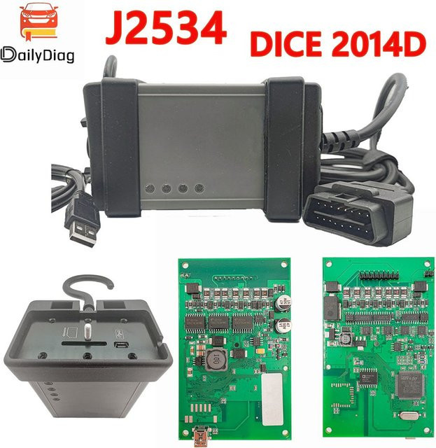 DICE 2014D J2534 OBD2 Auto Diagnose Scanner Tool zur Fahrzeugwartung - Bild 1