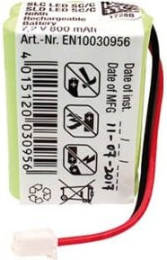 ESYLUX Ersatzakku SLDBATTERY NiCd 800mAh in Weiß - Bild 1