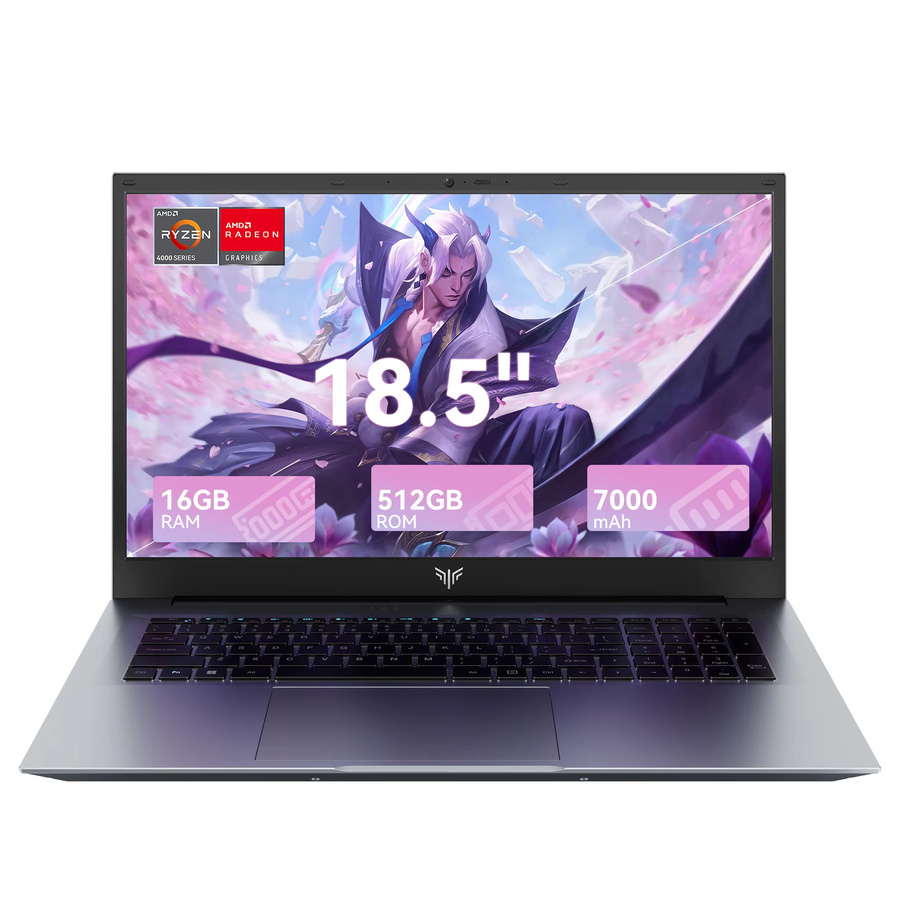 ACEMAGIC Laptop mit 18,5 Zoll FHD Display, AMD Ryzen 3 4300U, 16GB RAM, 512GB SATA SSD und 7000mAh Akku - Bild 6