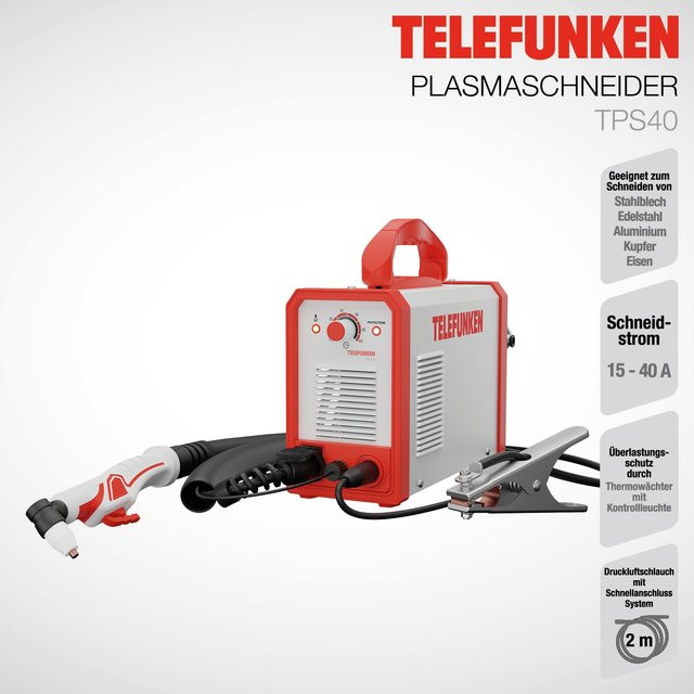 Telefunken Plasmaschneider TPS 40 in Rot - Bild 1
