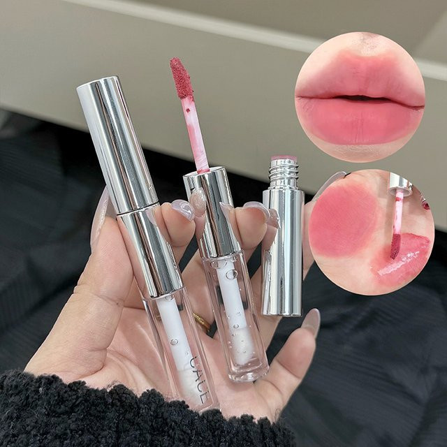 CACE Doppelköpfiger Lipgloss, Lippenstift Tint, Damen - Bild 1