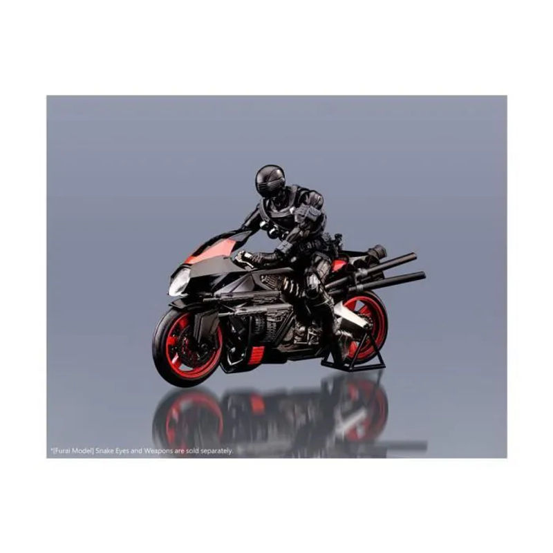 Flame Toys GI Joe Speed Cycle Modellbausatz aus Kunststoff, Farbe: Weiß/Schwarz, Höhe: 15 cm - Bild 2