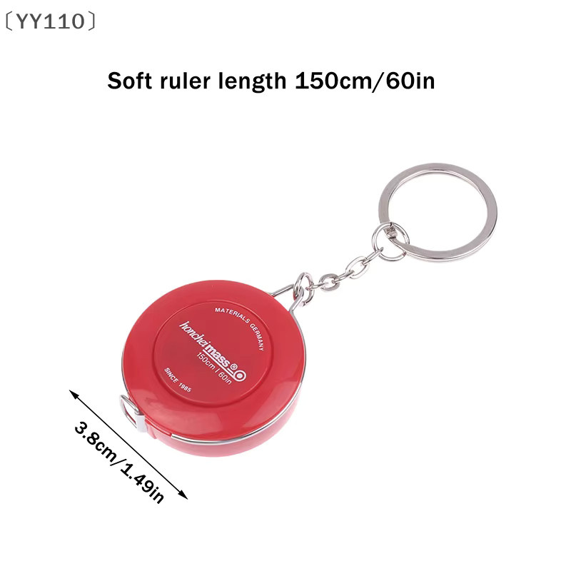 Sigur Schlüsselanhänger-Maßband, Mini-ABS-Kunststoff, Unisex - Bild 2
