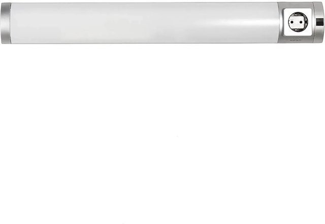 EASYLIGHT LED Wandlampe mit Steckdose und Schalter in Silber-weiß, 6500 K Kaltweiß, Breite: 67,7 cm - Bild 1