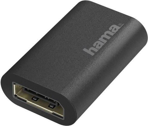 Hama DisplayPort-Adapter Ultra-HD 4K in Schwarz - Bild 1