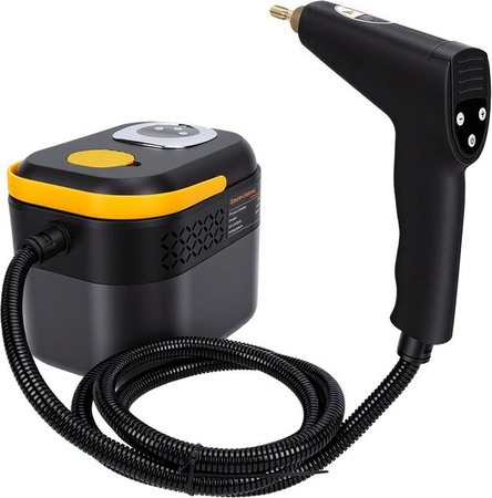 Aimo Handdampfreiniger in Schwarz mit 2500W Leistung, 3,5 Bar Druck und 1700 ml Wassertank