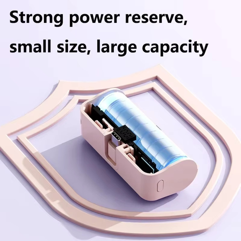 VIVO Power Bank mit 500000 mAh Kapazität in Lila, tragbare Mini externe Batterie mit Super Fast Charging für Huawei, Samsung und iPhone - Bild 3