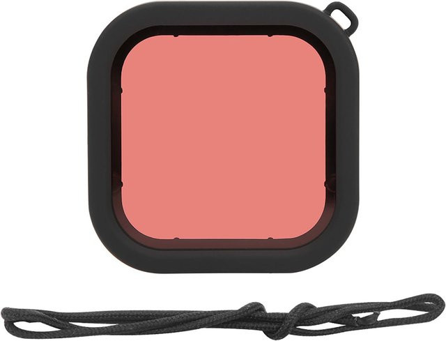 ZuiyouPet1 ABS Tauchlinsenfilter mit Seil für Action-Kamera in Rot und Lila - Bild 1